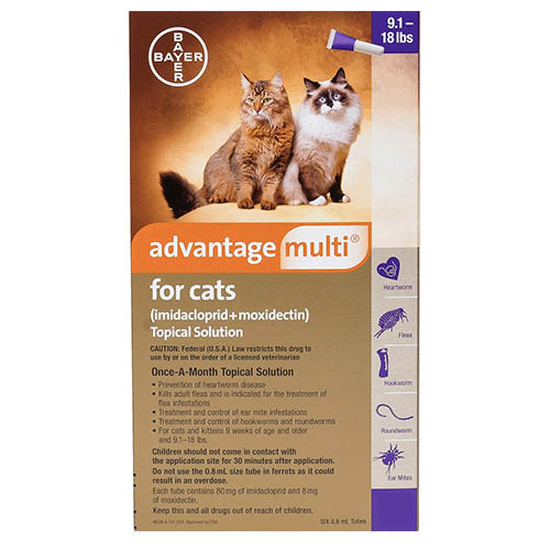 Advantage Multi Advocate For Cat Flea Tick Control Treatment