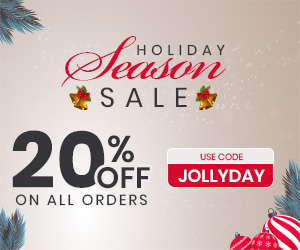 Holiday Season Sale 20% OFF