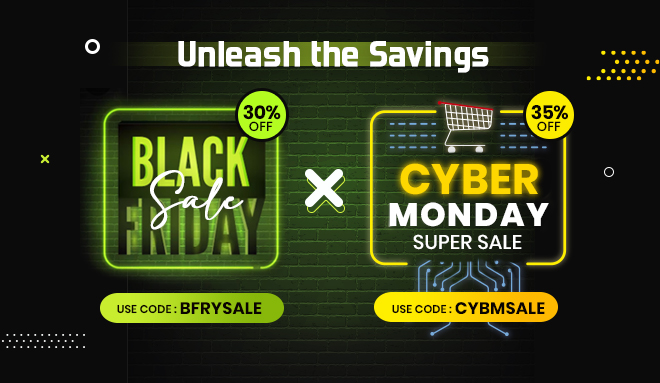 Black Friday & Cyber Monday Sale