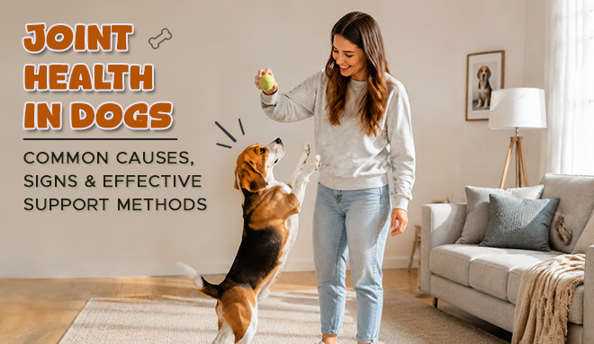 Joint Health in Dogs – Common Causes, Signs &amp; Effective Support Methods